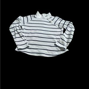 Crewcuts Navy and White Striped Kids Sweatshirt